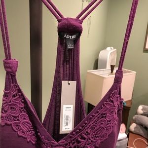 Purple sundress (apt 9) size large